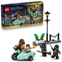 LEGO Harry Potter Hagrid & Harryβs Privet Drive Escape Building Toy for Boys & Girls - Pretend Play Set for Kids, Ages 8 - W/Mini Hagrid's Motorcycle & 4 Minifigures - Gift for Birthdays - 76459