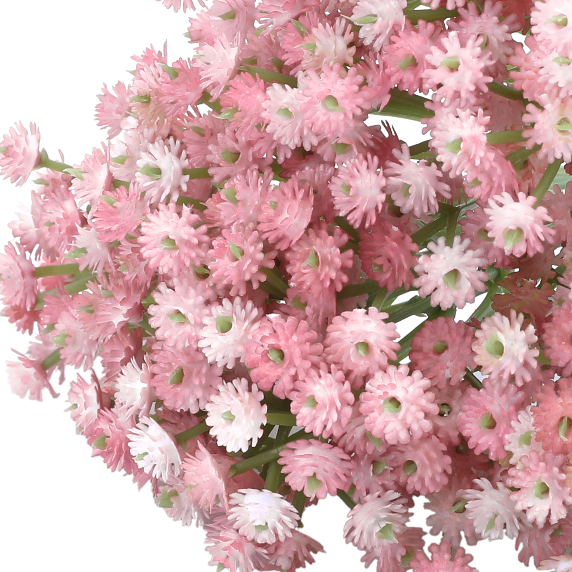 Unique Bargains Artificial Flowers 6Pcs Fake Flowers Bouquets Real Touch Bulk Bouquet Pink