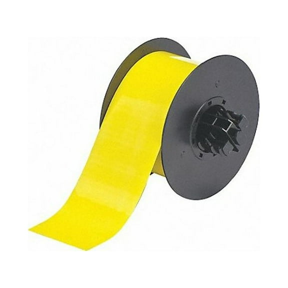 Brady Label Roll, Yellow, Labels/Roll: Continuous B30C-2500-509-YL