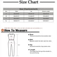 thumbnail image 3 of yunLCZ Women's Palazzo Pants Women's Sleeveless Overalls Jumpsuit Casual Solid Summer Wide Leg Bib Pants Casual Lounge Sweatpants, 3 of 4