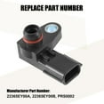 thumbnail image 2 of Manifold Absolute Pressure Sensor MAP Sensor 22365EY00A 22365EY00B PRS0002 for Infiniti 370Z for Nissan, 2 of 7