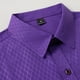 thumbnail image 4 of Blusa y camisa de manga corta con cuello vuelto para hombre, informal, de color liso, con botones, bolsillo y solapa, a la moda, de manga corta, 4 of 6