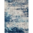 thumbnail image 2 of Chester Navy 5'3" x 7'3" Modern Rectangle Area Rug, 2 of 6