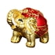 thumbnail image 4 of Cenicero De Elefante Para Decoración De Mesa Para Cigarrillos, Exterior, Interior, Patio, Hogar, Oficina, Rojo Dorado, 4 of 9