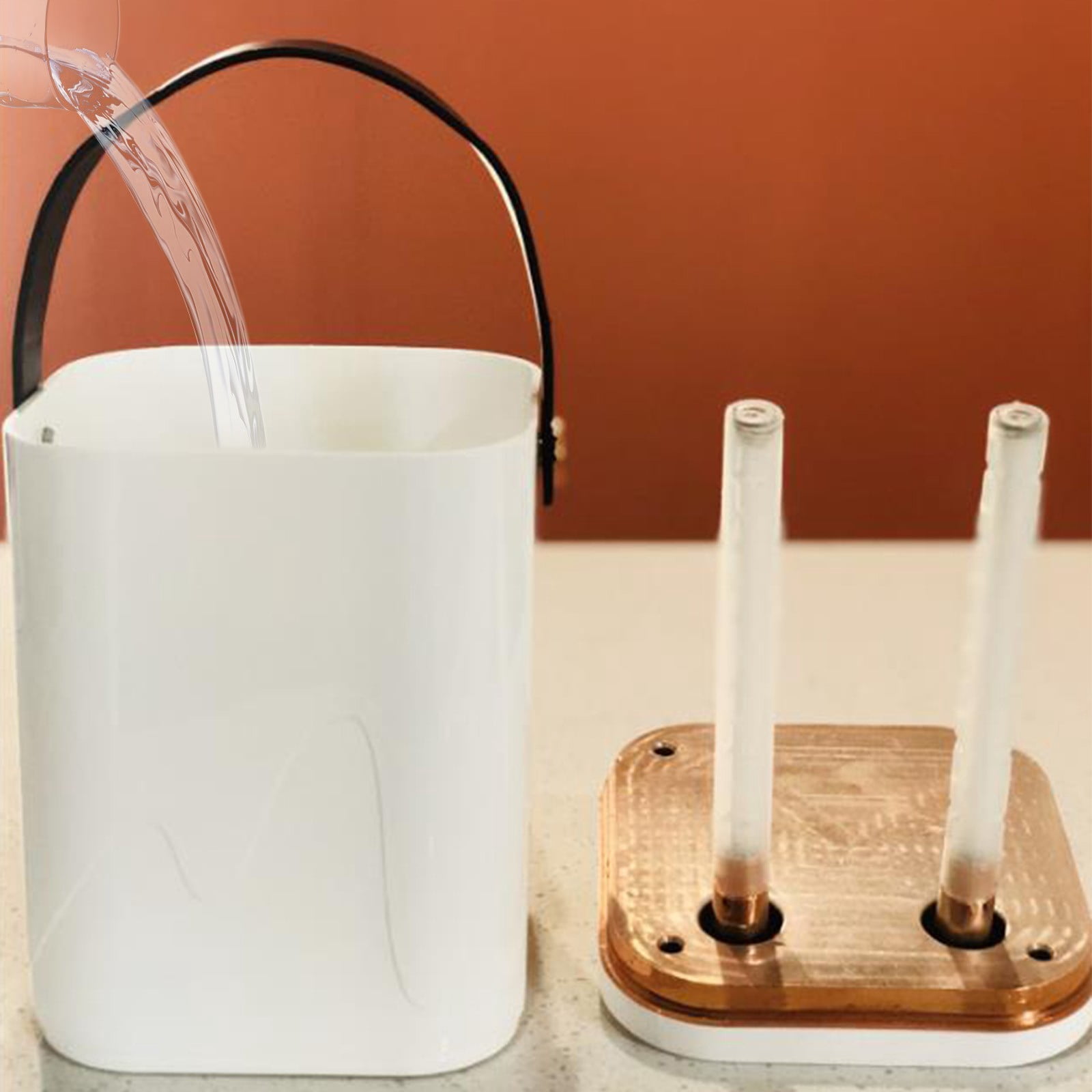 Humidifier for Bedroom,1.8L Quiet Portable Dual-Nozzle Desktop Cool Mist Humidifier,for Baby Nursery and Plant