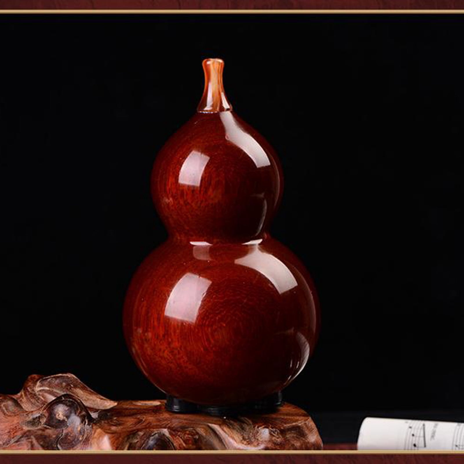 Handmade Traditional Chinese Hulusi Flute, Cucurbit Gourd, Ethnic Musical Instrument with Case for Beginners Playing