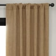 thumbnail image 3 of HPD Half Price Drapes Butterscotch Faux Linen Room Darkening Curtains for Bedroom & Living Room Curtains (1 Panel), Door & Window Curtains 120 inches long, 50W X 120L, 3 of 12