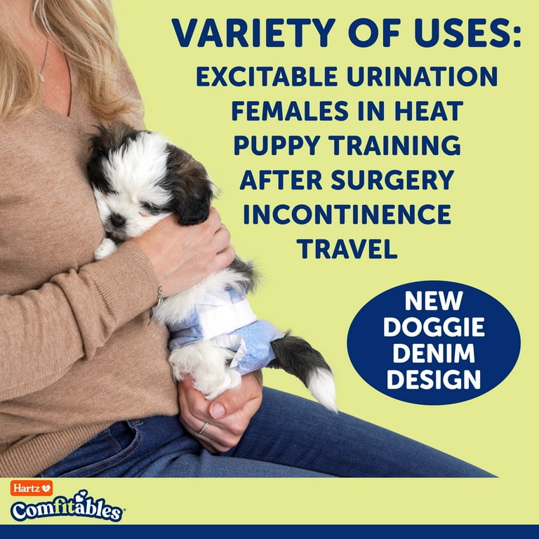 Denim dog diaper hotsell