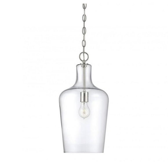 Savoy House Franklin 1 Light Pendant in Polished Nickel
