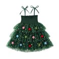 thumbnail image 3 of SUYIDA Toddler Girls Sleeveless Christmas Dress, Holiday Party Dance Gown, Cute Festive Outfit for Celebration Events, 3 of 6