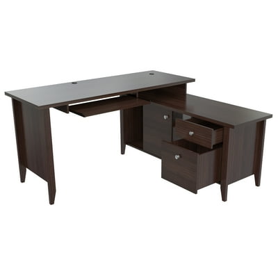 Inval l shaped computer desk discount