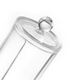 thumbnail image 2 of AMERTEER Transparent Makeup Organizers Round Cosmetic Storage Cotton Pad Dispenser Container Holder, 2 of 6