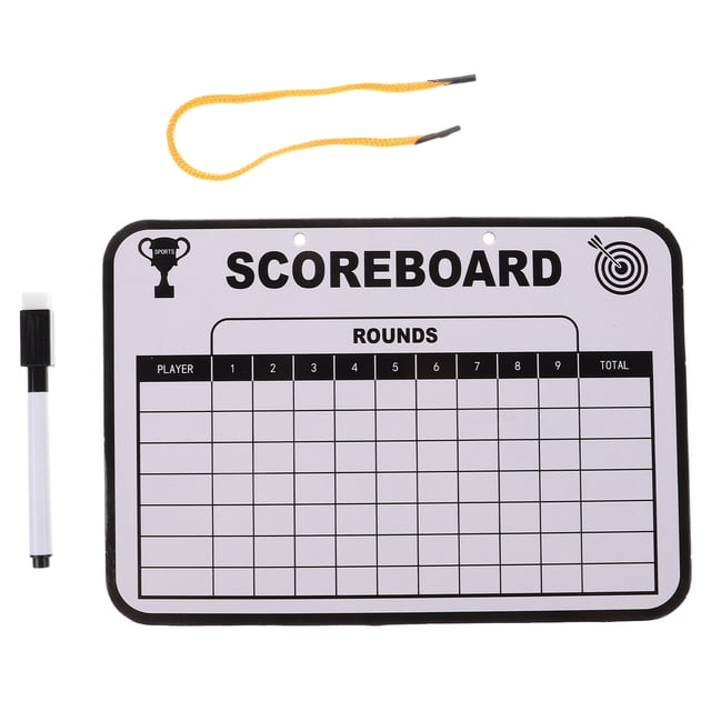 1 Ensemble Tableau de Score de Golf Fourniture d'Entraînement Tableau de Compétition Réutilisable Effaçable à Sec Tableau de Score
