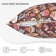 thumbnail image 3 of KLL Love Heart Decorative Throw Pillow Covers Velvet Soft for Couch Sofa Bedroom Living Room Outdoor (No pillow core)- 16"x16", 3 of 5