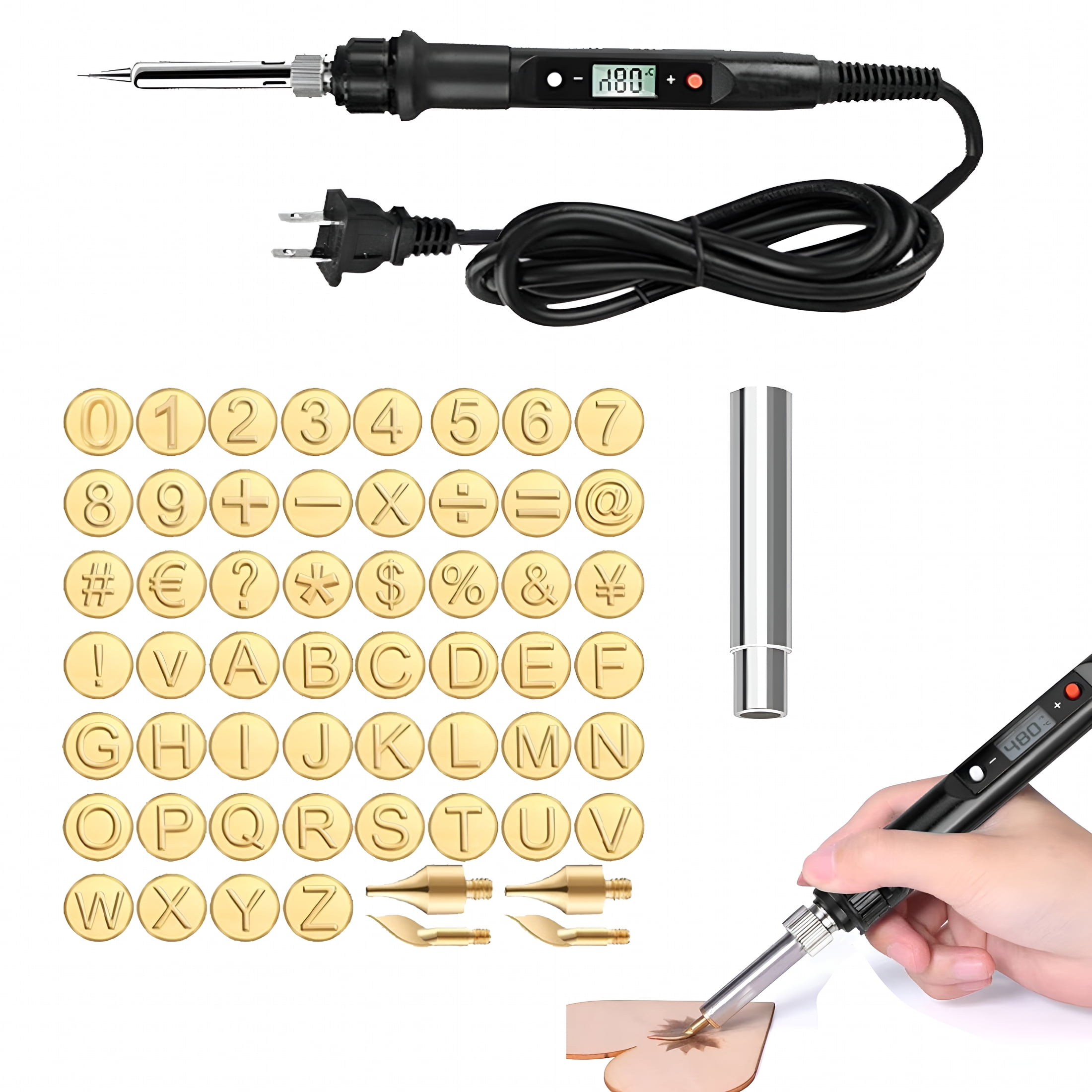 CCOCC 2026 New Hot Stamp Tool,Controllable Engraving Tool Wood Burning Pen,Adjustable Wood Engraver Wood Burner Tool for Beginners Professionals