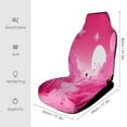 thumbnail image 2 of Pink Cosmic Dreamland Car Seat Cover Set Auto Front Bucket Cushion Protect Accessories 2 Piece, 2 of 6