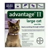 Bayer Advantage II Liquid Cat Flea Drops Imidacloprid/Pyriproxyfen 0.108 oz.