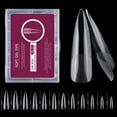 thumbnail image 4 of 240pcs XXL Long Full Cover Stiletto Coffin Square Matte Fake Nail Quick Extension Soft Gel Tips For Manicure Press On Nail, 4 of 5