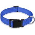 thumbnail image 1 of YSTINNG Reflective Dog Collar with Buckle Adjustable Safety Nylon Collars for Small Medium Large Dogs, Navy Blue L YD72-075, 1 of 7