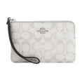thumbnail image 1 of Monedero Coach Corner Zip Wristlet Pretty Signature Canvas para Mujer Edición Especial, 1 of 3