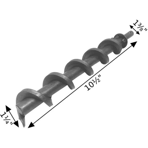 Auger Flighting Shaft Compatible With Pit Boss Pellet Grills (10.6")