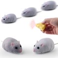 thumbnail image 2 of Wireless Electronic Remote Control Rat Plush Mouse Toy Emulation Toy Rat For Cat Dog Joke Scary Trick Toy, 2 of 7