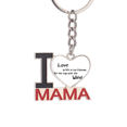 thumbnail image 1 of Poesia de amor como vino la famosa cita de El soporte del llavero de metal del llavero ama a mamá, 1 of 3