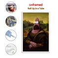thumbnail image 2 of Interesting Mona Lisa Patrick Star Cartoon Artworks Picture Print Poster Wall Art Painting Canvas Gift Decor Home Posters Decorative 16x24inch(40x60cm), 2 of 6