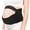 Black, variant on Maternity Belly Band - Pregnancy Belly Bands for Abdomen Pelvic Waist Back Support - Adjustable Belly Support Bands for Pregnant Women - Pregnancy Must Haves - Maternity Belt Fits Up to 55"