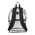 Clear Backpack with Front Pocket, Adjustable Straps and Lash Tab
