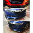 thumbnail image 5 of FIT 2018-2020 HONDA ACCORD 4PC GLOSS BLACK V STYLE FRONT BUMPER LIP SPLITTER KIT, 5 of 5