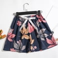 thumbnail image 2 of Pantalones de Cintura Elástica para Mujeres Pantalones Cortos de Cintura Elástica Mujeres de Moda de Color Sólido Casual Casa Cinco Puntos Pantalones Cortos de Pijama, 2 of 5