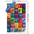 thumbnail image 3 of NBA League - Logos 25 Wall Poster, 14.725" x 22.375" Framed, 3 of 5