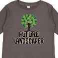 thumbnail image 4 of Inktastic Future Landscaper Horticulture Specialist Boys or Girls Long Sleeve Toddler T-Shirt, 4 of 5