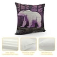 thumbnail image 4 of Shangniulu Wild Bear Pillow Cover Jungle Animal Botanical Trees Decor Cushion Case for Room Decor Sofa Lodge Cabin Rustic Style Soft Cushion Cover for Kids Teens Adults, 4 of 5