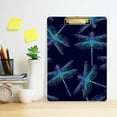 thumbnail image 6 of FMSHPON Dragonfly Clipboard Hardboard Wood Nursing Clip Board and Pull for Standard A4 Letter 13x9 inches, 6 of 7