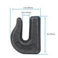 thumbnail image 2 of Ganchos de Agarre Yision 3/8" para Soldar 6PCS Resistencia Pesada G70, 2 of 6