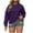 Dark Purple, variant on Dezsed Womens Crewneck Sweatshirts Solid Color Pullover Fleece Hoodies 2025 Fall Fashion Outfits Clothes Purple S