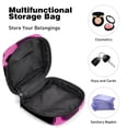 thumbnail image 4 of Valentine's Day Sanitary Napkin Bags Storage Bag Hiking Pouch Small Canvas Zipper Pouch, 4.7x6.6x6.6 in, Period Purse for Feminine Hygiene Products, 4 of 6