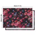thumbnail image 5 of Pioneer Flower Floral Print Pattern Summer Placemats Table Placemats Set Of 6-Linen Kitchen Washable Placemats Table Mats 12x18 Inch Non-Slip Heat Resistant, 5 of 5