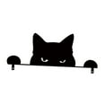 thumbnail image 4 of Adorno de metal para puerta de gato, adorno para marco de puerta, decoración para puerta o ventana, adorable placa de arte de pared, silueta de gato Estilo A, 4 of 8