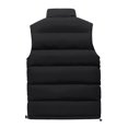 thumbnail image 4 of Beautiful Giant Men's Winter Puffer Vest, Midweight Stand Collar Outdoor Padded Gilet, 4 of 7
