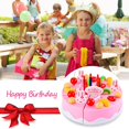 thumbnail image 4 of Juego de juguetes para tartas de cumpleaños Big NoseDeer, 37 piezas, DIY Pretend, 4 of 9