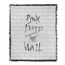 Pink Floyd Blanket, 50'x60' The Wall Album Cover Woven Tapestry Cotton Blend Fringed Throw