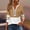 Brown plus size v neck tops a1, variant on thefmos Women Plus Size V Neck 3/4 Sleeve Zipper Color Block Pullover Tops for Fall Winter Cute Trendy Casual Basic Tshirt Solid Comfy Blouses Everyday Business Work Clothes, White 2XL