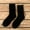 Black, variant on AXXD Women Ankle Socks,Winter Plush Thick Thermal Middle Tube Wool Socks