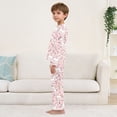 thumbnail image 4 of Line Unicorn Cozy Soft Long Sleeves Top and Pants 2 Piece Cool Pjs Pajamas Set Sleepwear Size 3-11Y, 4 of 6
