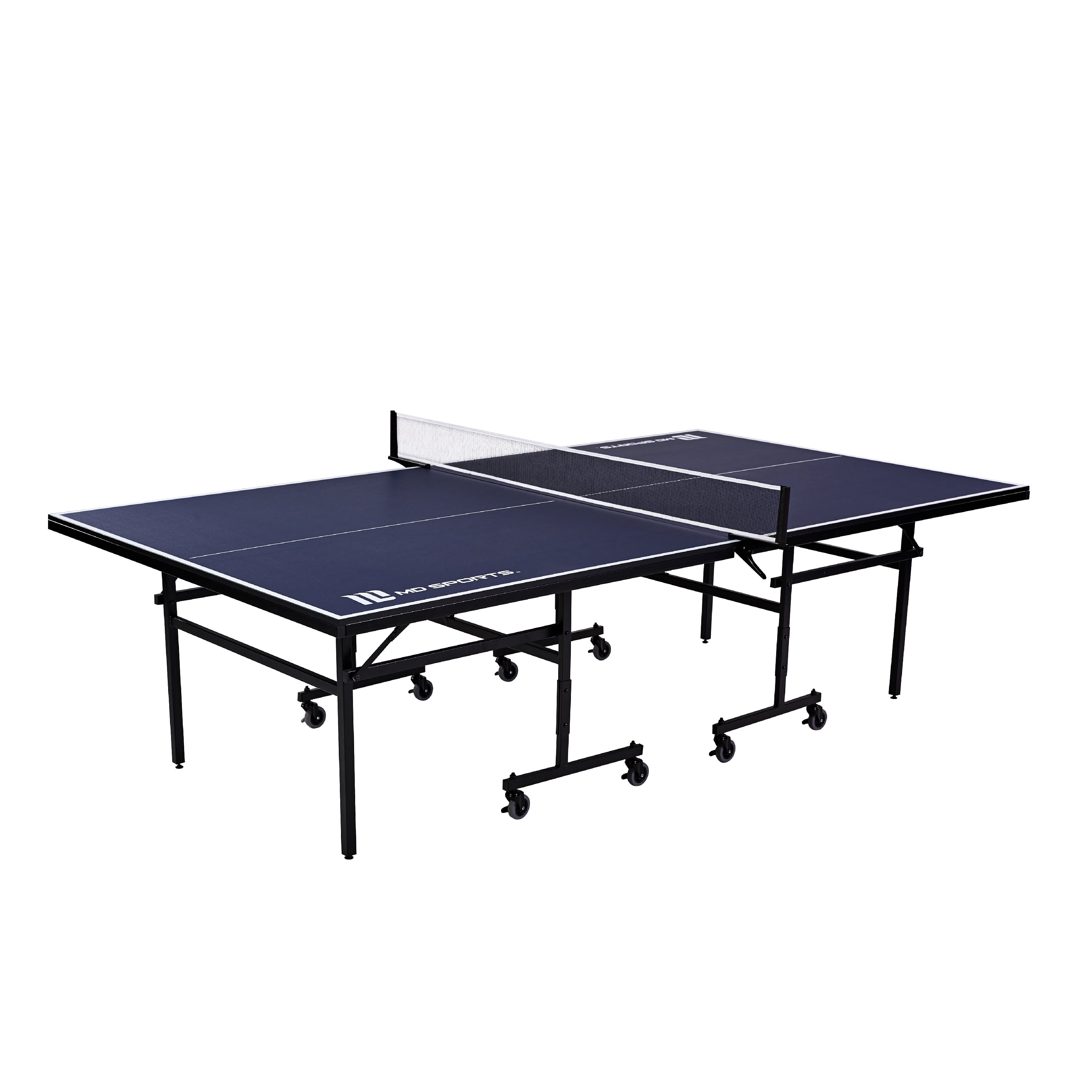 MD Sports Official Size Table Tennis Table Black/Blue/White 