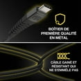 thumbnail image 3 of Scosche CAB4-SP Strikeline Premium 15W USB to Type-C Charge & Sync Braided Cable 4-ft., 3 of 8