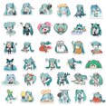 thumbnail image 3 of Pegatinas Hatsune Miku Anime, vinilo impermeable, 65 unidades, 3 of 5